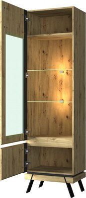 Шкаф с витриной Anrex Street 1V1D L