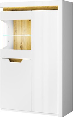 Шкаф с витриной Anrex Torino 1V2D P - фото