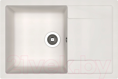 Мойка кухонная Dr. Gans Техно 76 / 25.030.D0760.401 (белый) - фото