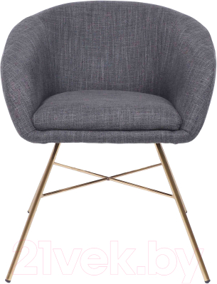 Стул AksHome Amur (темно-серый/золото)