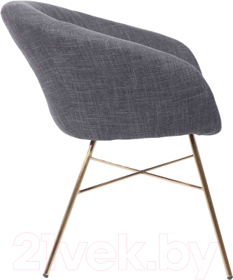Стул AksHome Amur (темно-серый/золото)