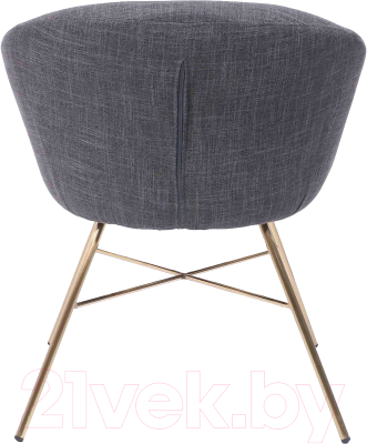 Стул AksHome Amur (темно-серый/золото)