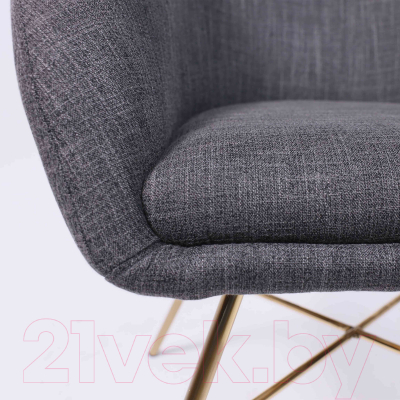 Стул AksHome Amur (темно-серый/золото)