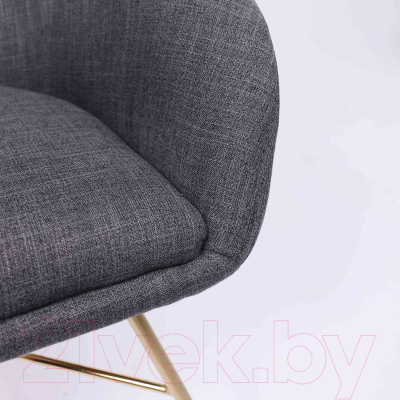 Стул AksHome Amur (темно-серый/золото)