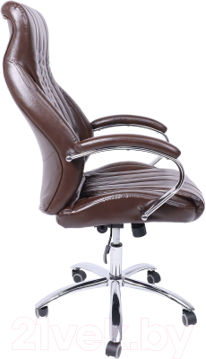 Кресло офисное AksHome Mastif (натуральная кожа, коричневый)