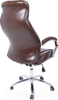 Кресло офисное AksHome Mastif (натуральная кожа, коричневый)