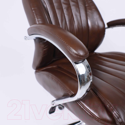 Кресло офисное AksHome Mastif (натуральная кожа, коричневый)