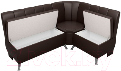 Уголок кухонный мягкий Mebelico Кантри 113 правый / 60337