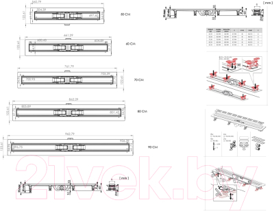Трап для душа Koller Pool Standart Plus / STAC0800IN