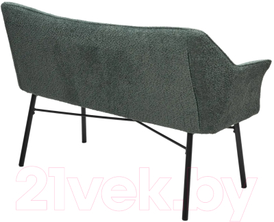Скамья кухонная мягкая M-City Bergamo / 624M05233 (UF998-11 малахит)