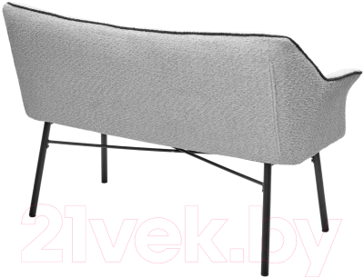 Скамья кухонная мягкая M-City Bergamo / 624M05231 (UF998-14 светло-серый/UF998-16 темно-серый)