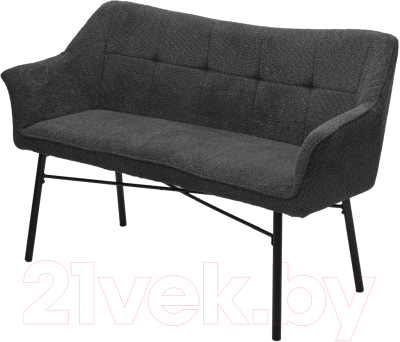 Скамья кухонная мягкая M-City Bergamo / 624M05232 (UF998-16 темно-серый) - фото