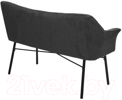 Скамья кухонная мягкая M-City Bergamo / 624M05232 (UF998-16 темно-серый)