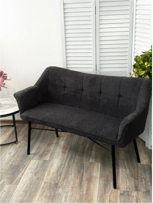 Скамья кухонная мягкая M-City Bergamo / 624M05232 (UF998-16 темно-серый)