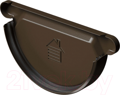 Заглушка желоба Docke Stal Premium D125 PVZJ-1004 - фото