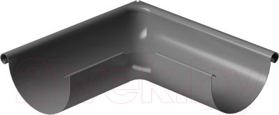 Угол желоба Docke Stal Premium внешний 90 градусов D125 PVPE-1086 - фото