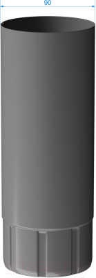 Труба водосточная Docke Stal Premium D90 PVTV-1004