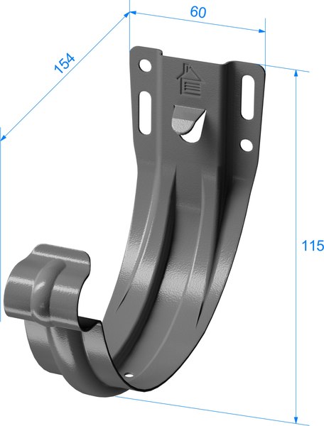 Кронштейн желоба Docke Stal Premium D125 PVKH-1004