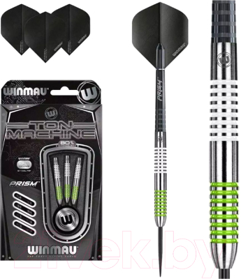 Набор дротиков для дартса Winmau Ton Machine 21 GR / 1082-21 - фото