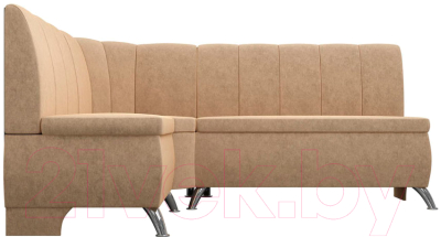 Уголок кухонный мягкий Лига Диванов Кантри 113 левый / 60330 (микровельвет, бежевый)