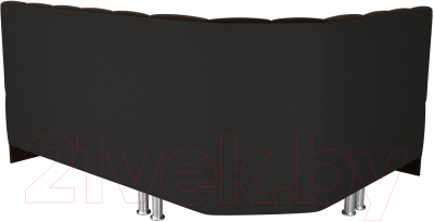 Уголок кухонный мягкий Лига Диванов Кантри 113 левый / 60332 (микровельвет, коричневый)