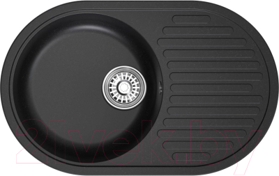 Мойка кухонная Mixline ML-GM16 551934 (ультра-черный) - фото