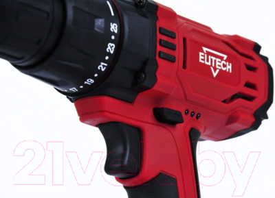 Аккумуляторная дрель-шуруповерт Elitech ДА 18СЛ2