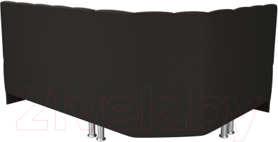 Уголок кухонный мягкий Лига Диванов Кантри 113 левый / 60337 (экокожа, коричневый)