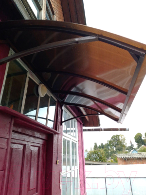 Козырек ИМпласт Скат Полимер 1700х950 Янтарь