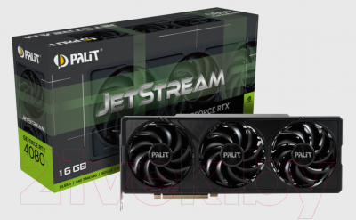 Видеокарта Palit RTX 4080 JetStream 16GB GDDR6X (NED4080019T2-1032J)