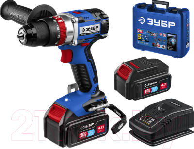 Аккумуляторная дрель-шуруповерт Зубр DBS-201-42 - фото