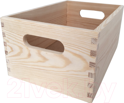 Ящик для хранения Массив-Древ 8061 300x400x150 (с проушинами) - фото
