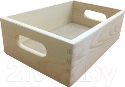 Ящик для хранения Массив-Древ 8067 300x400x80 (с проушинами) - фото