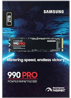 SSD диск Samsung 990 Pro 2TB (MZ-V9P2T0BW)