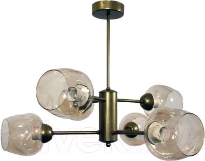 Люстра Элетех Адель 161 НПБ 01-6x60-125 Е27 / 1005405231 (золото) - фото