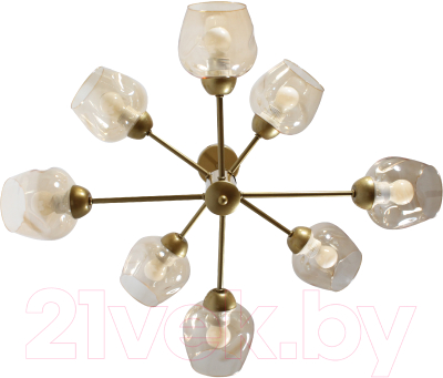Люстра Элетех Адель 181 НПБ 01-8x60-111 Е27 / 1005405232 (золото)