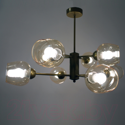 Люстра Элетех Адель 181 НПБ 01-8x60-111 Е27 / 1005405232 (золото)