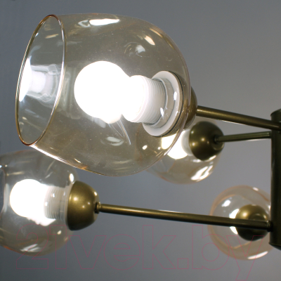 Люстра Элетех Адель 181 НПБ 01-8x60-111 Е27 / 1005405232 (золото)