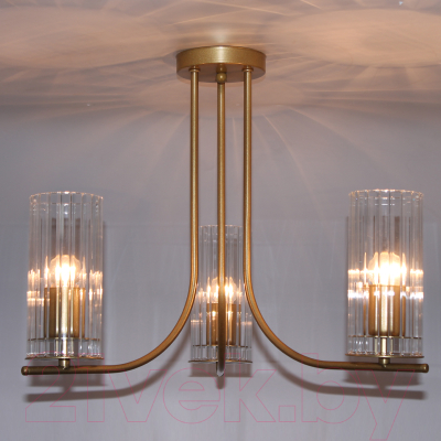 Люстра Элетех Ария 131 НПБ 01-3x60-227 Е27 / 1005405235 (золото)