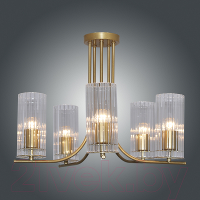 Люстра Элетех Ария 151 НПБ 01-5x60-164 Е27 / 1005405236 (золото)