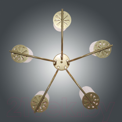 Люстра Элетех Ария 151 НПБ 01-5x60-164 Е27 / 1005405236 (золото)