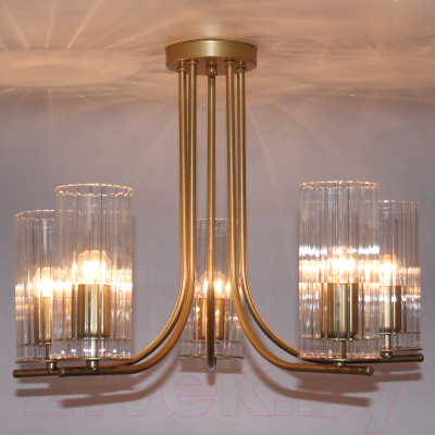 Люстра Элетех Ария 151 НПБ 01-5x60-164 Е27 / 1005405236 (золото)