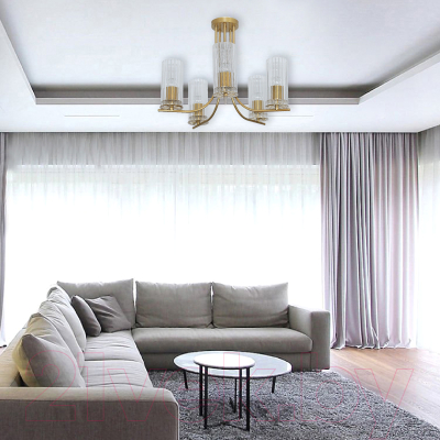 Люстра Элетех Ария 151 НПБ 01-5x60-164 Е27 / 1005405236 (золото)