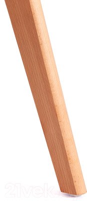 Стул Tetchair Tulip дерево/пластик/экокожа (белый)