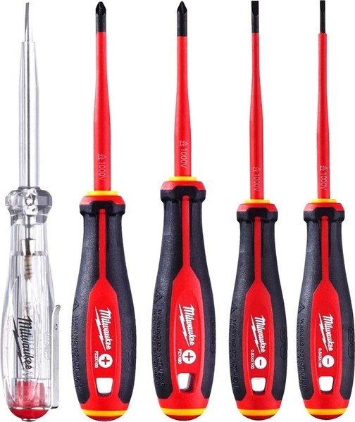 Набор отверток Milwaukee С тестером напряжения / 4932478737 - фото