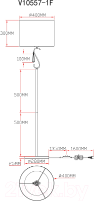 Торшер Moderli Caramel / V10557-1F