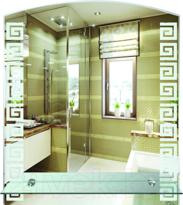 Зеркало Континент Гермес 53.5x62