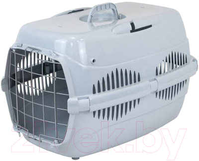 Переноска для животных ZooM Спутник-3 / 4292св.сер-св.сер - фото