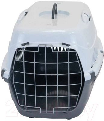 Переноска для животных ZooM Спутник-3 / 4292сер-бел