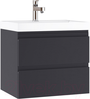 Тумба под умывальник Домино Classica 60 Graffo подвесная В2 / DGr2111T - фото